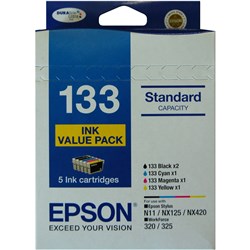 Epson T133 Ink Cartridge Value Pack