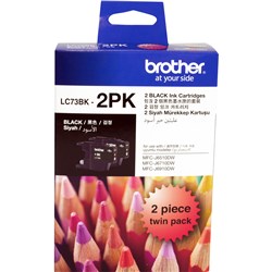 Brother LC-73 Black Twin Ink Cartridge