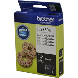 Brother LC-233 Black Ink Cartridge