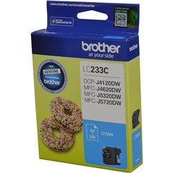 Brother LC-233 Cyan Ink Cartridge