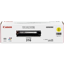 Canon CART316 Yellow Toner Cartridge