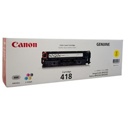 Canon Cart-418 Yellow Toner Cartridge