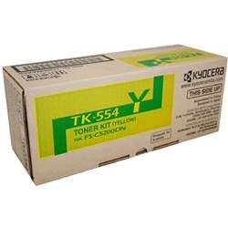 Kyocera TK-544 Yellow Toner Cartridge