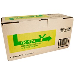 Kyocera TK-574 Yellow Toner Cartridge