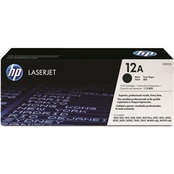 HP Q2612A Black Toner Cartridge