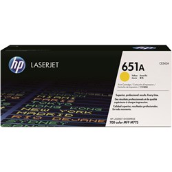 HP 651A/CE342A Yellow Toner Cartridge