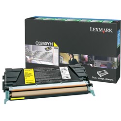 Toner Lexmark C5240Yh Yellow (Hy)