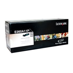 Toner Lexmark E260 E260A11P Black (3.5K Pages)