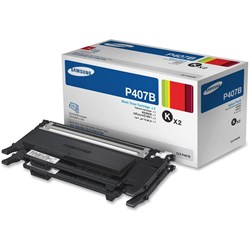 Toner Samsung Cltp407B Pack Black Clt-K407S Twin Pack