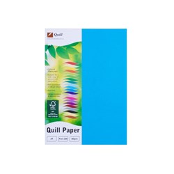 Quill Marine Blue A4 80gsm Copy Paper