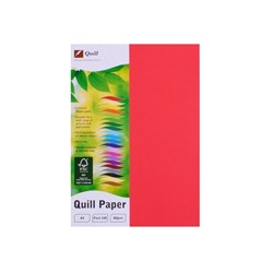 Quill Red A4 80gsm Copy Paper