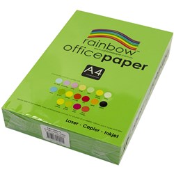 Rainbow A4 80gsm Green Copy Paper