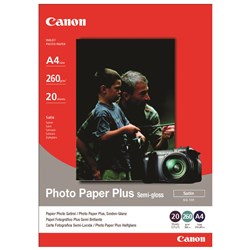 Paper Inkjet Canon A4 Semi Gloss Sg201 260gsm