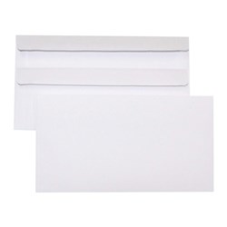 Envelope 11B 90x145mm White Self Seal