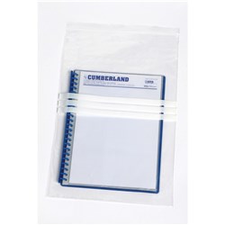 Cumberland 305x460mm Re-Sealable Write-On Plastic Bag