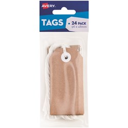 Avery Tag-It Durable Tabs Shipping Tag Brown Kraft