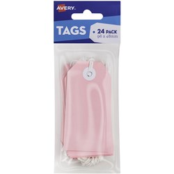 Avery Tag-It Durable Tabs Shipping Tag Pastel Pink