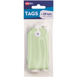 Avery Tag-It Durable Tabs Shipping Tag Pastel Green