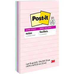 Post-It Farmers Market 660-3SSNR Super Sticky Adhesive Notes