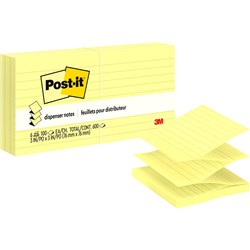 Pad Post-It Pop Up Lined Yellow R335-Yl