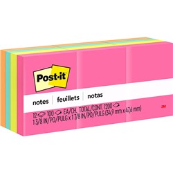 Post-It Capetown 653-AN 35x48mm Adhesive Notes