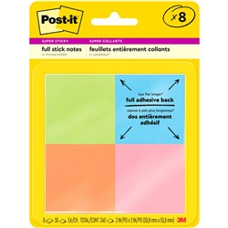 Post-It F220-8SSAU 50x50mm Super Sticky Adhesive Notes