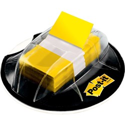 Flag Post-It Desk Dispenser 680-Hvyw Desk Grip Yellow