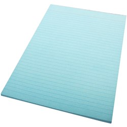 Quill Blue A4 Lined Bond Pad