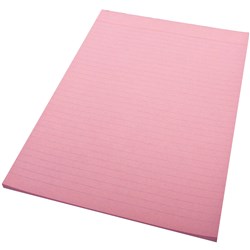 Quill Pink A4 Lined Bond Pad