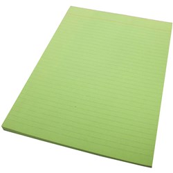 Quill Green A4 Lined Bond Pad