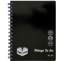 Notebook A5 Spirax 701 Things To Do