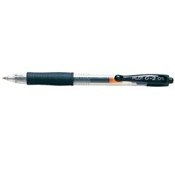 Pen Gel Pilot G2 Retractable 0.5mm Black