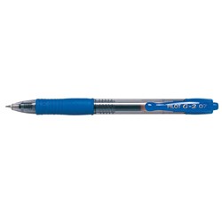 Pen Gel Pilot G2 Retractable 0.7mm Blue