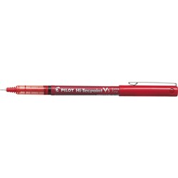 Pilot BX-V5 Hi-Tecpoint Red Extra Fine Rollerball Pen