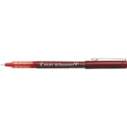 Pilot BX-V7 Hi-Tecpoint Red Fine Rollerball Pen