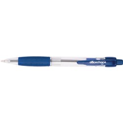 Office Choice Medium Blue Retractable Ballpoint Pen