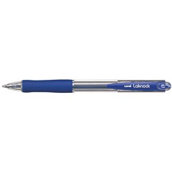 Pen Ballpoint Retractable Uniball Sn100 Laknock Fine Blue