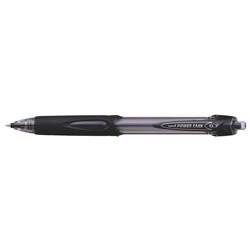 Pen Ballpoint Retractable Uniball Powertank Fine Black