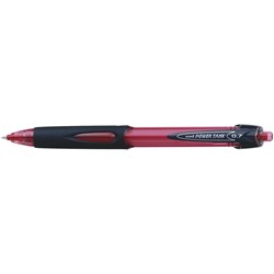 Pen Ballpoint Retractable Uniball Powertank Fine Red