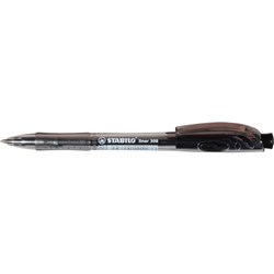 Pen Ballpoint Stabilo 308 Retractable Black