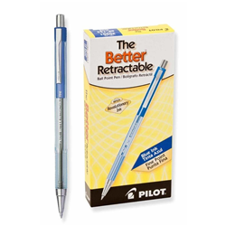 Pilot BP-145 Fine Blue Retractable Ballpoint Pen