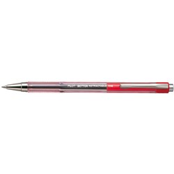 Pilot BP-145 Fine Red Retractable Ballpoint Pen