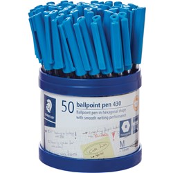 Staedtler Stick 430 Blue Medium Ballpoint Pen