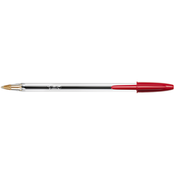 Bic Cristal Medium Red Ballpoint Pen