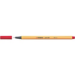 Stabilopoint 88 Red 0.4mm Fineliner