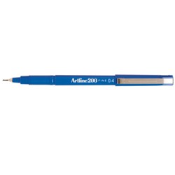 Artline 200 Blue 0.4mm Permanent Fineliner