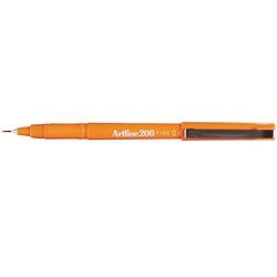 Artline 200 Orange 0.4mm Permanent Fineliner