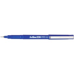 Artline 220 Blue 0.2mm Super Fine Fineliner