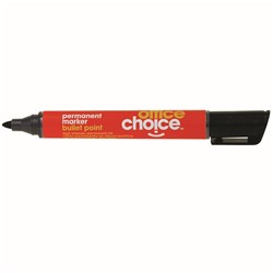 Office Choice Black Permanent Bullet Marker