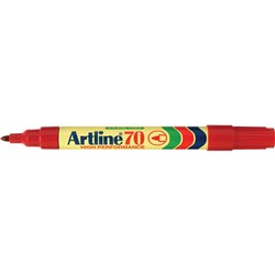 Artline 70 Red Permanent Bullet Marker